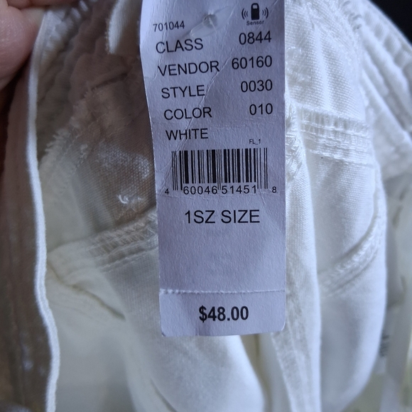 PacSun White Pants with Maroon and Gold Details - Picture 4 of 5